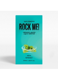 Жидкий вибратор Nuei Rock Me! с ароматом мяты - 20 мл. - Nuei cosmetics - купить с доставкой в Новошахтинске
