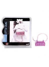 Эрекционное кольцо с вибратором LITTLE LILAC - Dream Toys - в Новошахтинске купить с доставкой