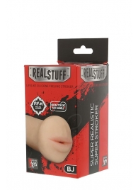 Нежный мастурбатор-ротик REALSTUFF 5INCH MASTURBATOR BJ - Dream Toys - в Новошахтинске купить с доставкой