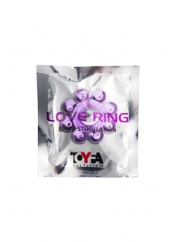 Мягкая фиолетовая гелевая насадка - Toyfa Basic - в Новошахтинске купить с доставкой