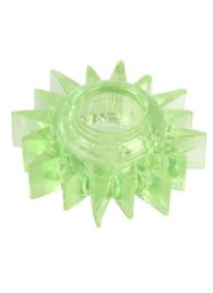 Зеленое эрекционное кольцо-солнце - Toyfa Basic - в Новошахтинске купить с доставкой