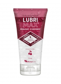 Интимный гель-смазка на водной основе Lubrimax Magic Cherry - 75 мл. - ИнтелБИО - купить с доставкой в Новошахтинске