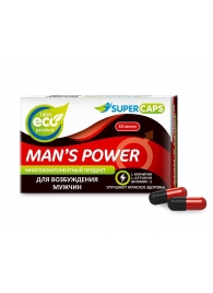 Возбуждающее средство Man’s power - 10 капсул (+1 в подарок) - SuperCaps - купить с доставкой в Новошахтинске