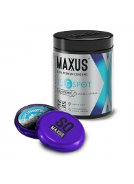 Гладкие презервативы Maxus G spot с двойной спиралью - 15 шт. - Maxus - купить с доставкой в Новошахтинске