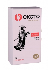 Тонкие презервативы OKOTO Ultra Thin - 12 шт. - Sitabella - купить с доставкой в Новошахтинске