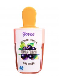 Охлаждающий бальзам для губ «Томный поцелуй» с ароматом черной смородины - 5 мл. - ToyFa - купить с доставкой в Новошахтинске
