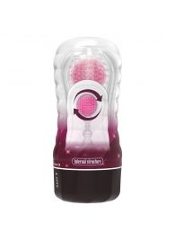 Прозрачный текстурированный мастурбатор Vacuum Cup Masturbator Black Hole - Baile - в Новошахтинске купить с доставкой