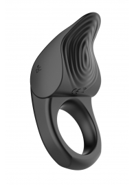 Черное эрекционное виброкольцо Vibro Lust Ring - MALESATION - в Новошахтинске купить с доставкой