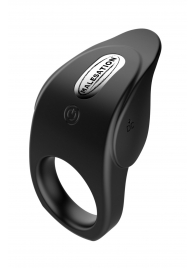Черное эрекционное виброкольцо Vibro Lust Ring - MALESATION - в Новошахтинске купить с доставкой