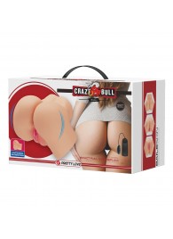 Телесный мастурбатор-полуторс Hailey с вибрацией - Baile - в Новошахтинске купить с доставкой