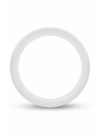 Белое люминесцентное эрекционное кольцо Silicone Glo Cock Ring - Blush Novelties - в Новошахтинске купить с доставкой