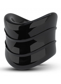 Черное эрекционное кольцо на мошонку Beef Ball Stretcher Snug X Long - Blush Novelties - в Новошахтинске купить с доставкой