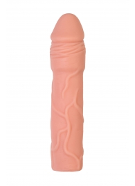 Телесная удлиняющая насадка с подхватом - 19 см. - ToyFa - в Новошахтинске купить с доставкой