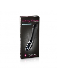 Вибратор с электростимуляцией Tickling Truman Black Edition - 27 см. - MyStim - купить с доставкой в Новошахтинске