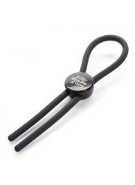 Тёмно-серое эрекционное кольцо с зажимом Again and Again Adjustable Cock Ring - Fifty Shades of Grey - в Новошахтинске купить с доставкой