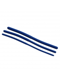 Набор из 3 синих силиконовых уретральных расширителей Invasion Silicone Urethral Sound Trainer Set - XR Brands - купить с доставкой в Новошахтинске