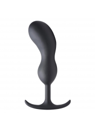 Черный массажер простаты с утяжелителями Premium Silicone Weighted Prostate Plug XL - 20,8 см. - XR Brands - в Новошахтинске купить с доставкой