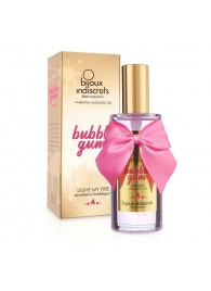 Разогревающее массажное масло Light My Fire Bubble Gum с ароматом бабл-гам - 100 мл. - Bijoux Indiscrets - купить с доставкой в Новошахтинске