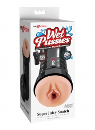 Мастурбатор-вагина в колбе Super Juicy Snatch - Pipedream - в Новошахтинске купить с доставкой