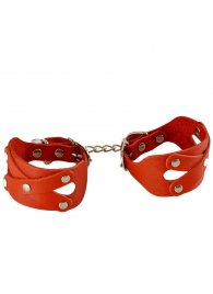 Красные наручники «Цезарь» - Sitabella - купить с доставкой в Новошахтинске