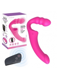 Розовый безремневой страпон Straples Strap-On Dildo - Erokay - купить с доставкой в Новошахтинске