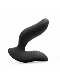 Черный вибромассажер простаты 3,5’’ Curve P-spot Massager - 12 см. - Erokay - в Новошахтинске купить с доставкой