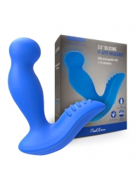 Синий вибромассажер простаты 3,5’’ P-spot Massager - 12,5 см. - Erokay - в Новошахтинске купить с доставкой