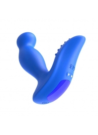 Синий вибромассажер простаты 3,5’’ Remote Control P-spot Massager - 12,5 см. - Erokay - в Новошахтинске купить с доставкой