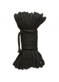 Черная верёвка для связывания и фиксации Bind Tie - 15,24 м. - Doc Johnson - купить с доставкой в Новошахтинске
