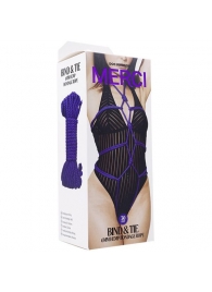 Фиолетовая верёвка для связывания и фиксации Bind Tie - 9,14 м. - Doc Johnson - купить с доставкой в Новошахтинске