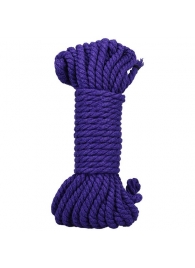 Фиолетовая верёвка для связывания и фиксации Bind Tie - 9,14 м. - Doc Johnson - купить с доставкой в Новошахтинске