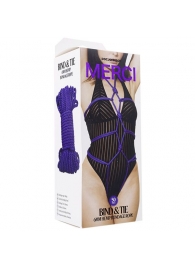 Фиолетовая верёвка для связывания и фиксации Bind Tie - 15,24 м. - Doc Johnson - купить с доставкой в Новошахтинске