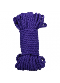 Фиолетовая верёвка для связывания и фиксации Bind Tie - 15,24 м. - Doc Johnson - купить с доставкой в Новошахтинске