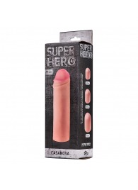 Фаллоудлинитель SUPER HERO Casanova - 18 см. - Lola Games - в Новошахтинске купить с доставкой