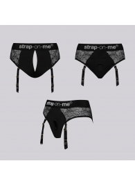 Трусики для фиксации насадок Strap-on-me Harness Lingerie Diva XS - Strap-on-me - купить с доставкой в Новошахтинске