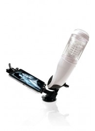 Перезаряжаемый мастурбатор-вагина с держателем для мобильных устройств Extreme Toyz Me - Pipedream - в Новошахтинске купить с доставкой