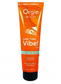 Гель с эффектом вибрации Lube Tube Vibe Low Sex On The Beach - 100 мл. - ORGIE - купить с доставкой в Новошахтинске