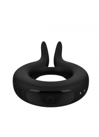 Черное эрекционное кольцо Marry Me Rechargeable Vibrating Cockring - Adrien Lastic - в Новошахтинске купить с доставкой