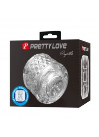 Прозрачный сквозной мастурбатор Crystle - Baile - в Новошахтинске купить с доставкой