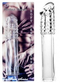 Прозрачная насадка-удлинитель Perfect Sleeve - 19 см. - Boys of Toys - в Новошахтинске купить с доставкой