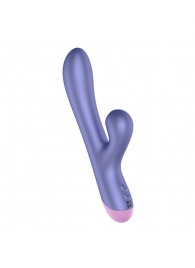 Сиреневый вибратор Romp Pulse с бесконтактной клиторальной стимуляцией - 22 см. - ROMP