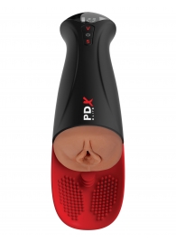 Мастурбатор-вагина в колбе с вибрацией Fuck-O-Matic Pro XL - Pipedream - в Новошахтинске купить с доставкой