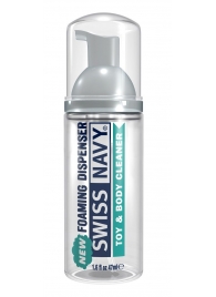 Очищающая пенка для игрушек и тела Toy   Body Cleaner Foamer - 47 мл. - Swiss navy - купить с доставкой в Новошахтинске