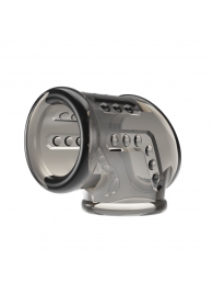 Дымчатая насадка на пенис и мошонку - Baile - в Новошахтинске купить с доставкой