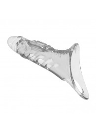 Прозрачная насадка на пенис - 22 см. - Baile - в Новошахтинске купить с доставкой