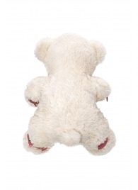 Бондажный набор: белый мишка с розовыми оковами и наручниками - Pecado - купить с доставкой в Новошахтинске