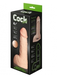 Телесный фаллоудлинитель с мошонкой Cock Next - 17 см. - LOVETOY (А-Полимер) - в Новошахтинске купить с доставкой