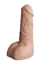 Телесный фаллоудлинитель с мошонкой Cock Next - 17 см. - LOVETOY (А-Полимер) - в Новошахтинске купить с доставкой