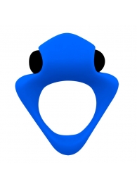 Синее эрекционное кольцо Wooomy Tribeс с вибрацией - Adrien Lastic - в Новошахтинске купить с доставкой