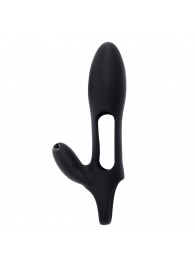 Черная насадка на пенис с вибрацией Nautilus - Zero Tolerance - в Новошахтинске купить с доставкой